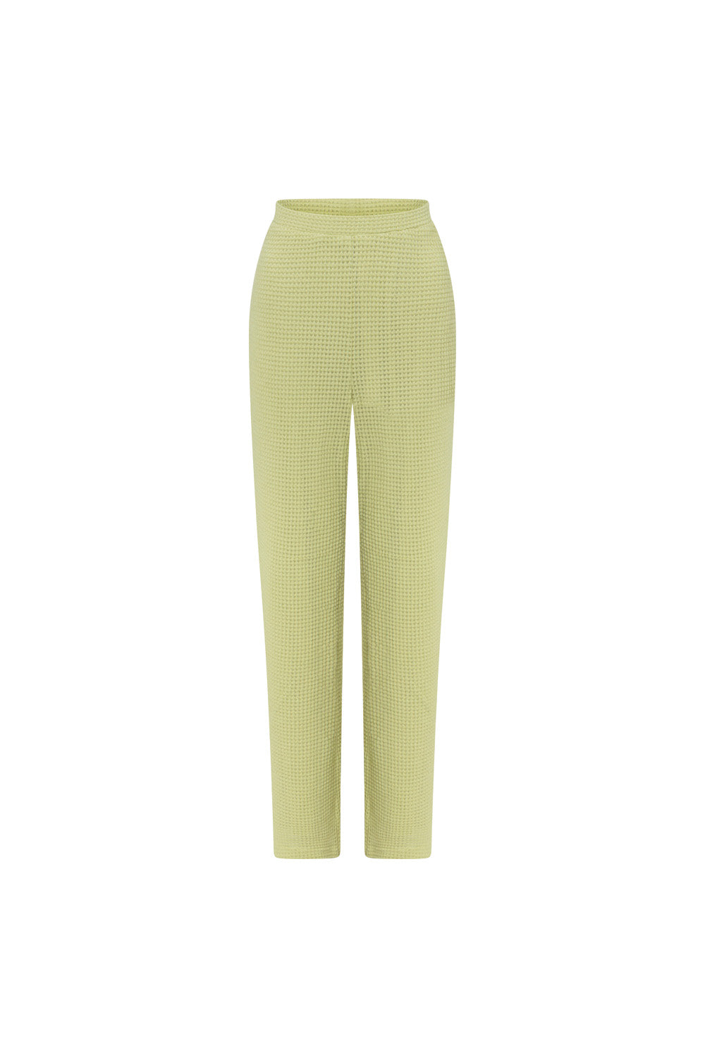 Exclusive Sabo Designed Lightweight Green Kai Pants with Flared Hems