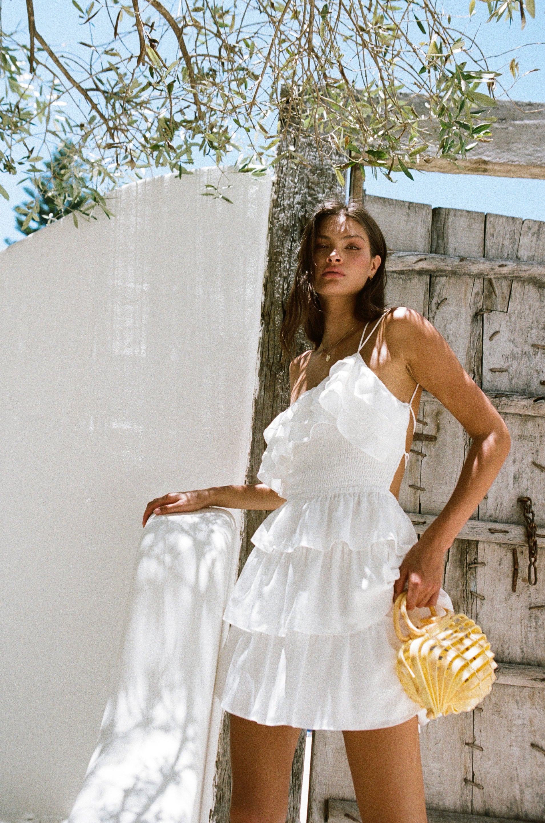 Unique Khean Frilled Women's Dress - Sample Piece
