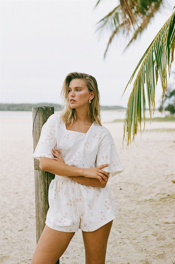Unique Sample of Xali Linen Playsuit for Fashion Lovers