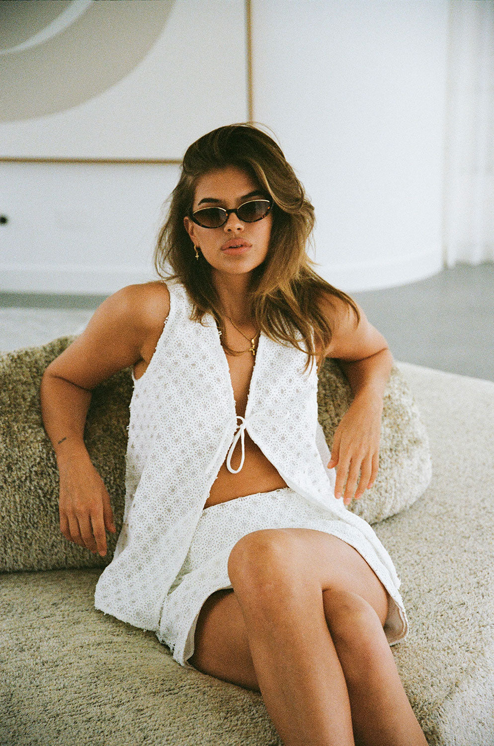 Lace Mirage Women's Fashion Top - Sample Piece