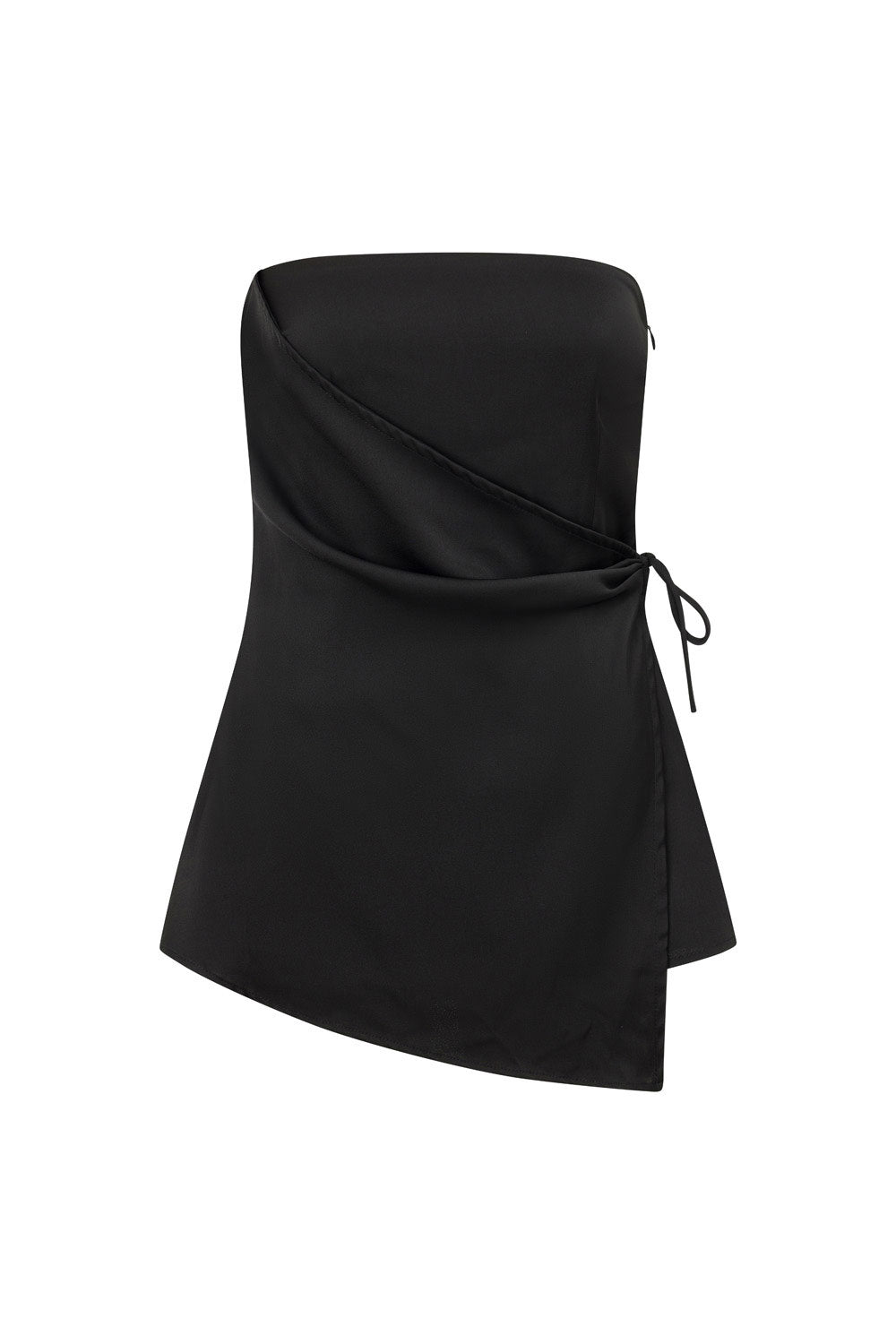 Black Elegant Strapless Kleo Women's Top