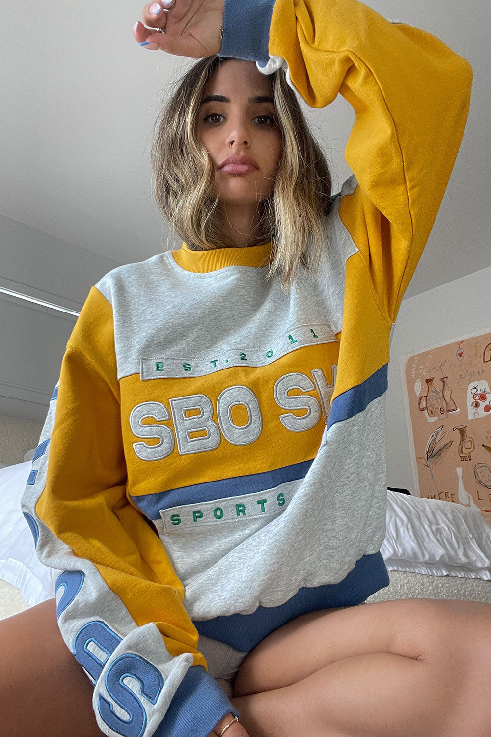 Stylish Oversized Garland Cotton Sweater