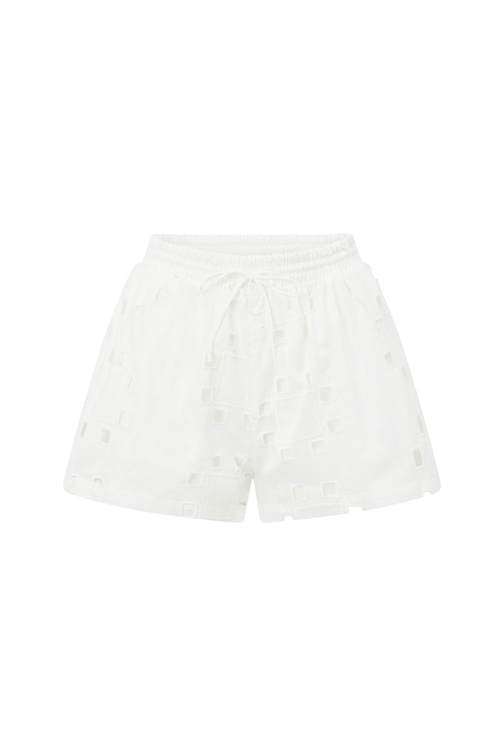 SABO LUXE High - Waisted Cutwork Cotton Ellakai Shorts