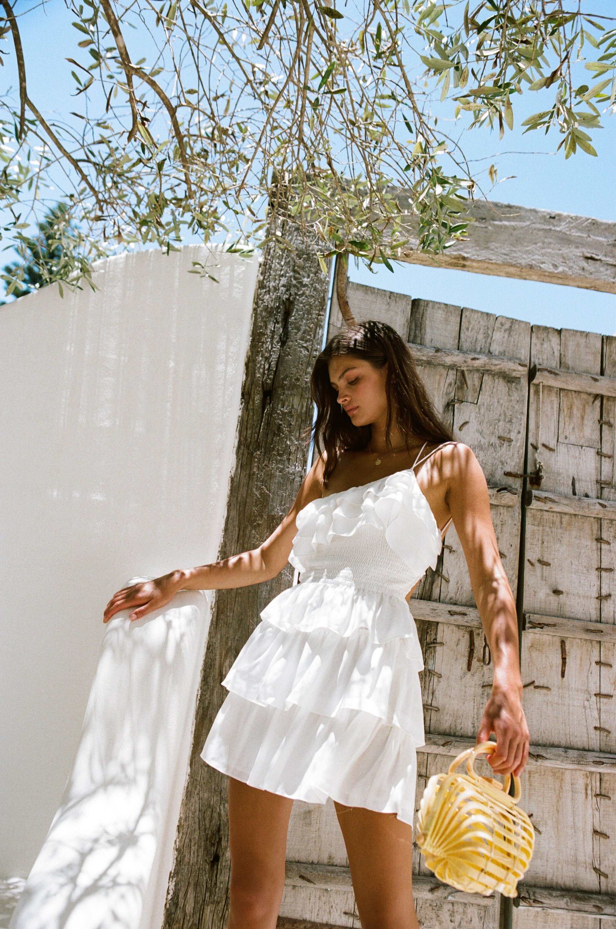 Unique Khean Frilled Women's Dress - Sample Piece