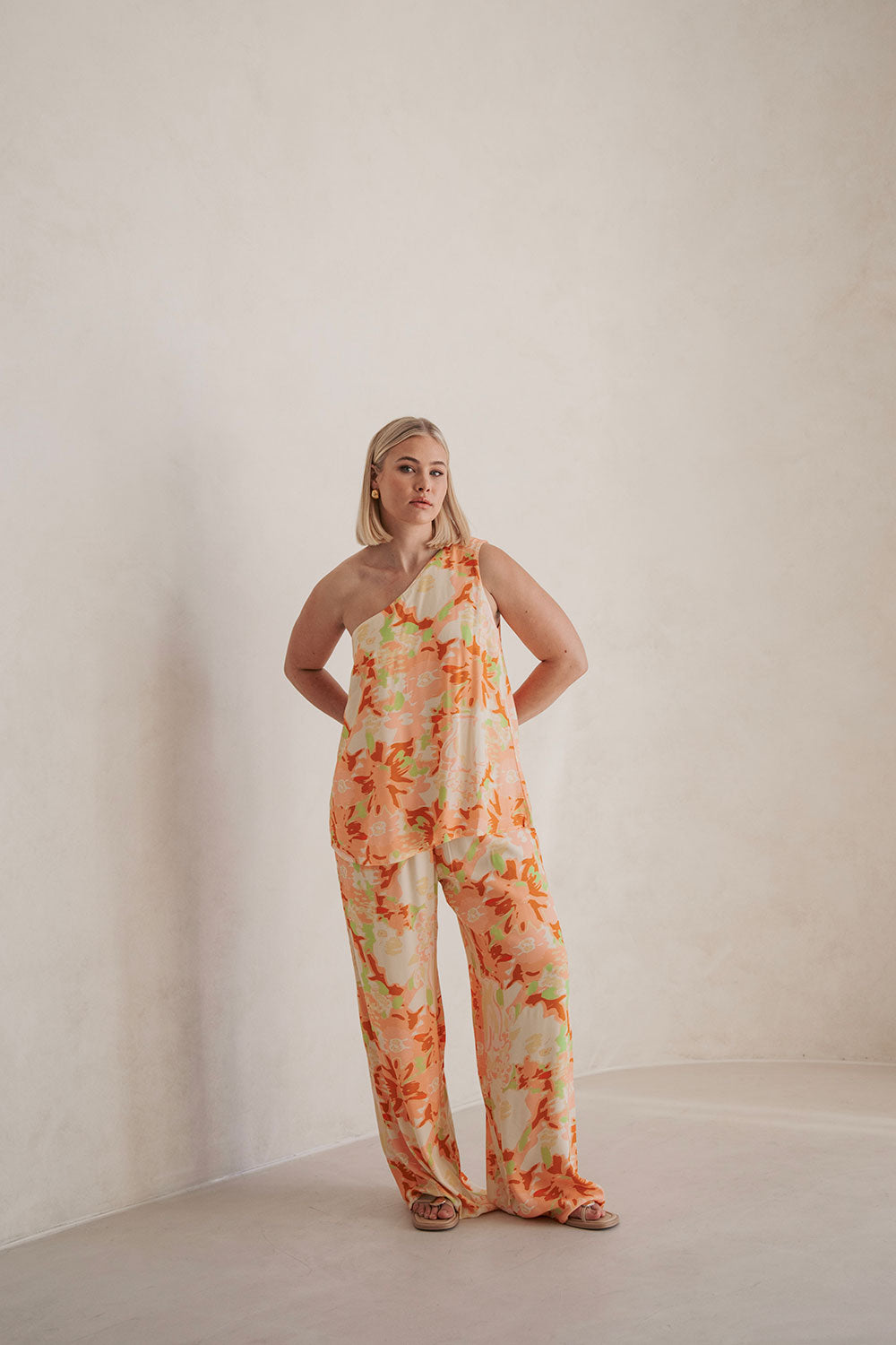 Fashionable Sample - Motion Floral Parlour Pants for Women