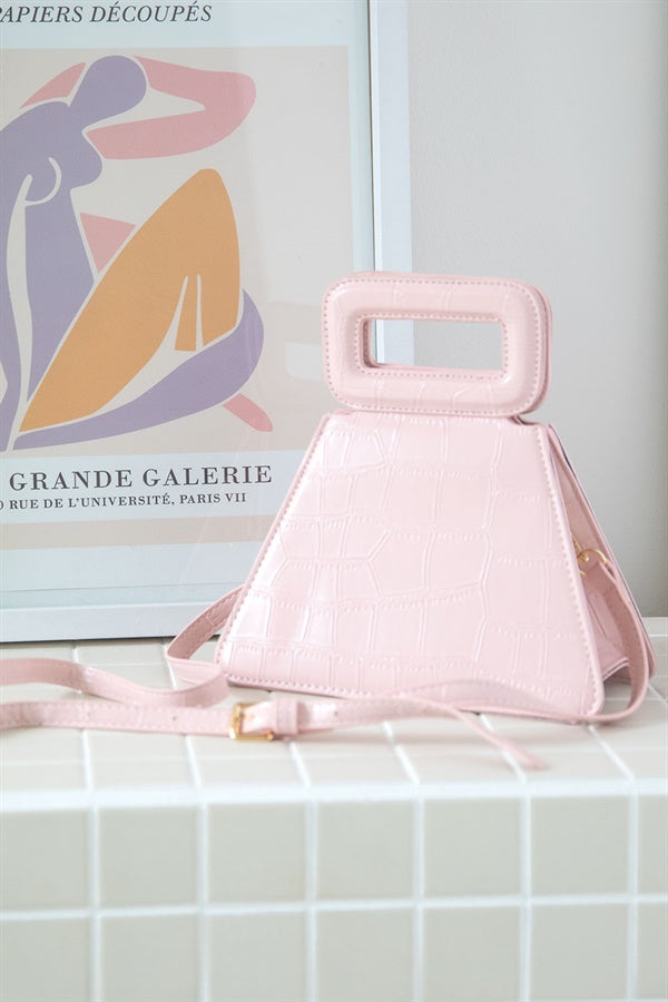 Unique Blush Rico Handle Bag - One-of-a-Kind Sample