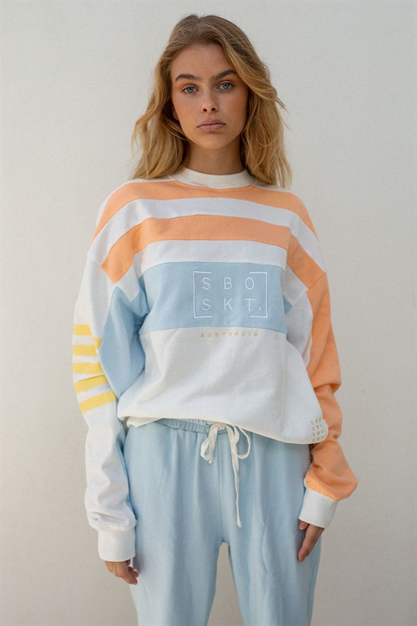 Unique Shutter Crew Sweater Sample with Minor Flaws