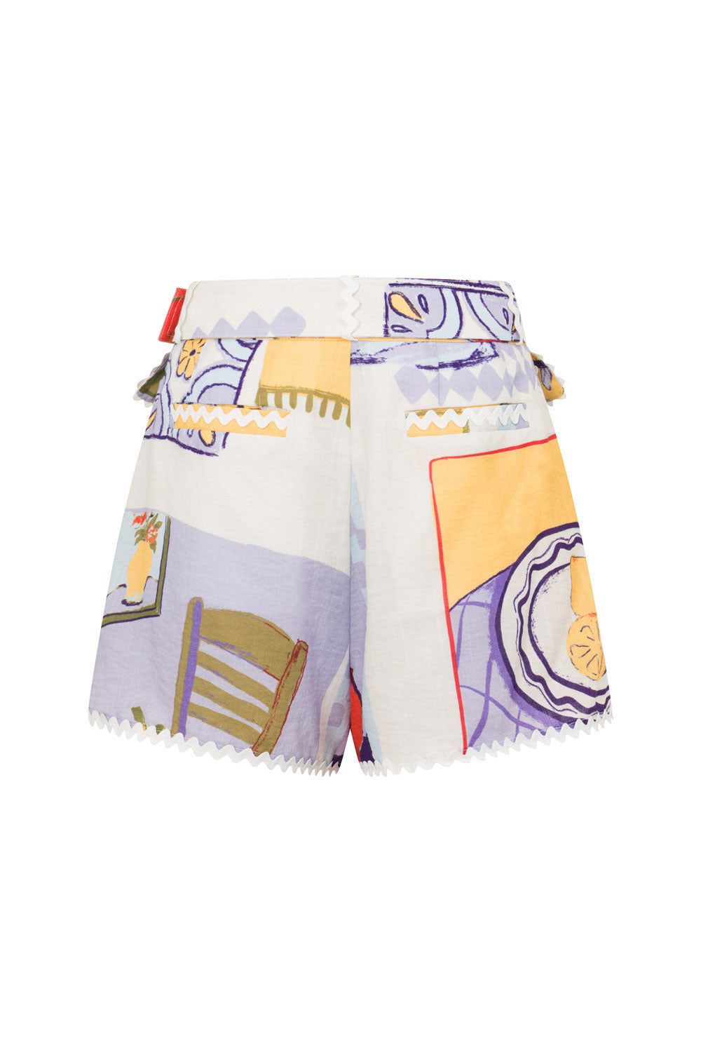 Donna Rosa Women's Shorts in Villagio Purple - Sample Product