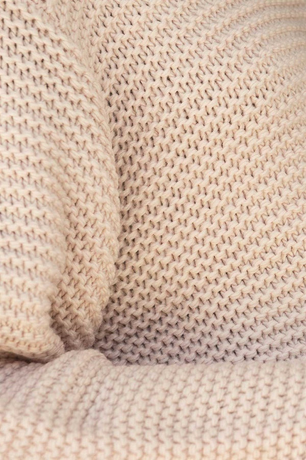 Pink Chunky Knit Noelle Shorts - A Fashionable Women's Bottom Wear