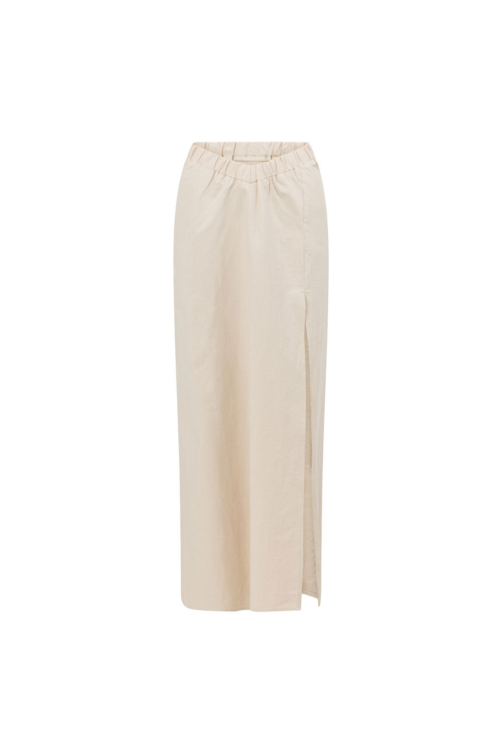 Levana Women's High - Waisted Midi Cotton Skirt for Vacation Look