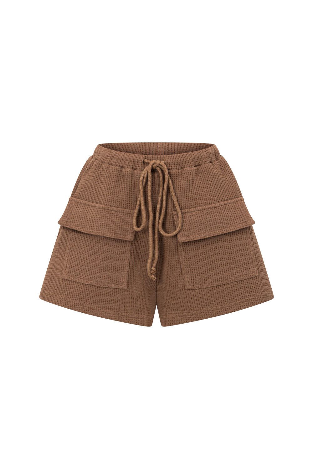 Chocolate - Colored Kase Summer Shorts for a Stylish Look