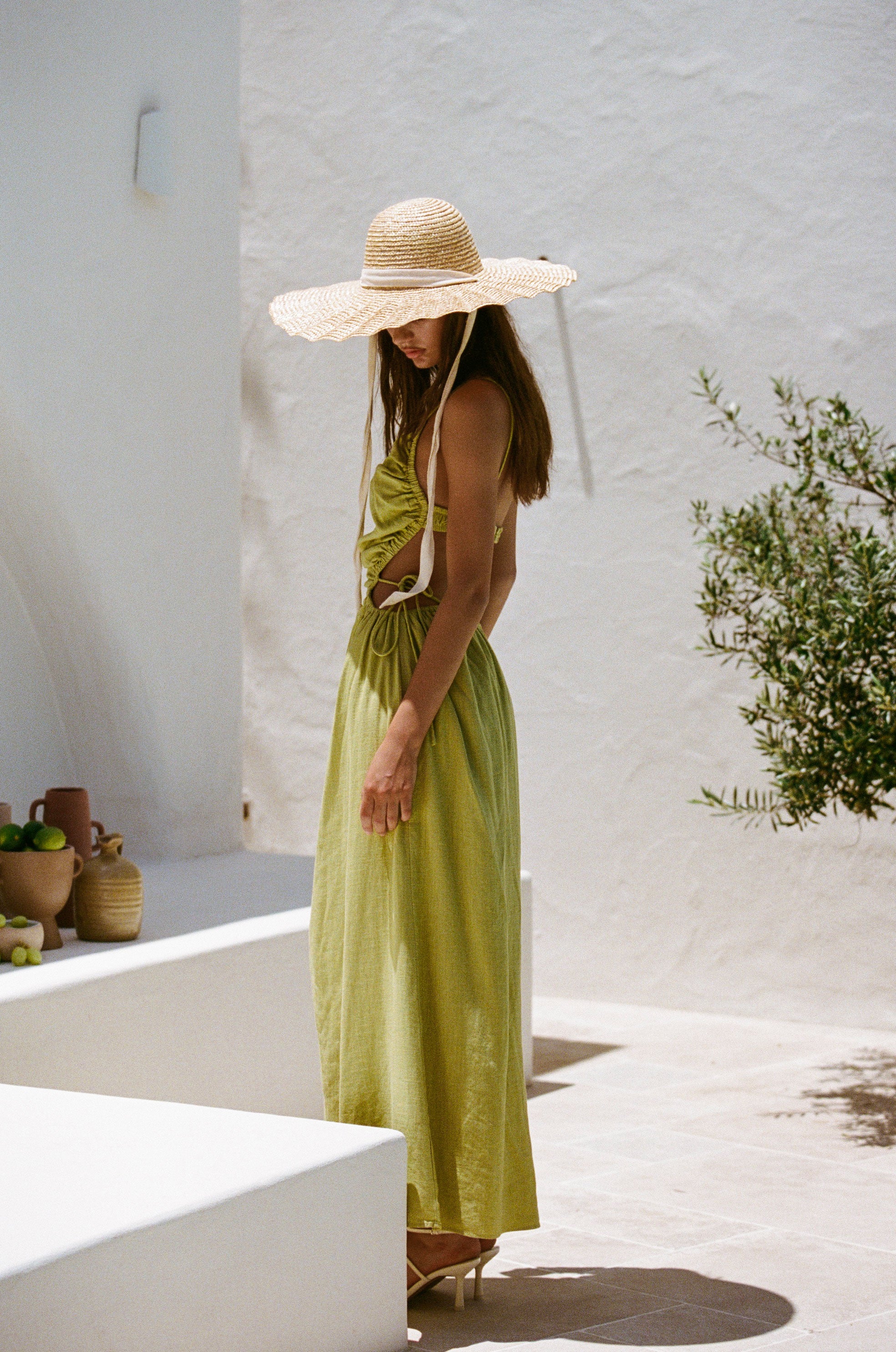 Sabo's Exclusively Designed Mahya Women's Midi Dress for Special Occasions