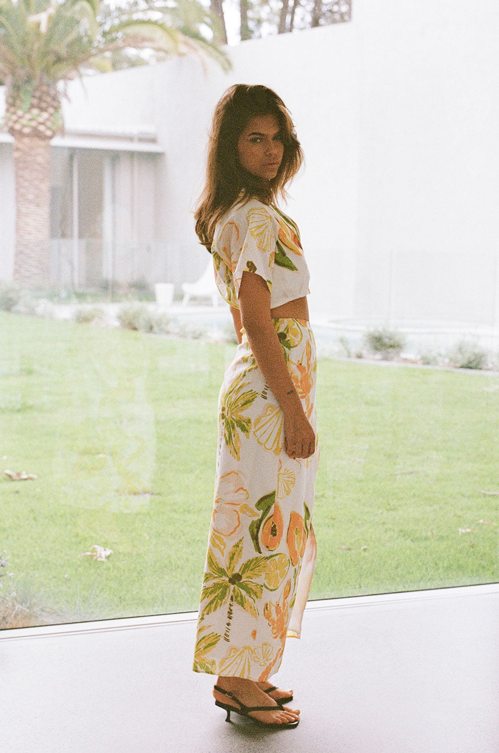 High - Quality Seaview Peachy Callisto Wrap Midi Skirt