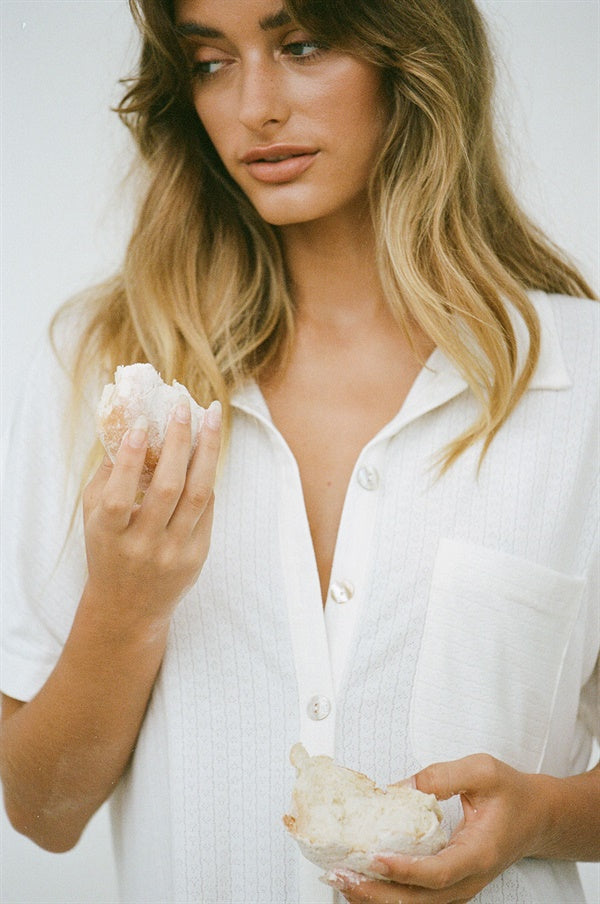 Ultra - Comfy Jersey Shirt Dress for Relaxed Sleep