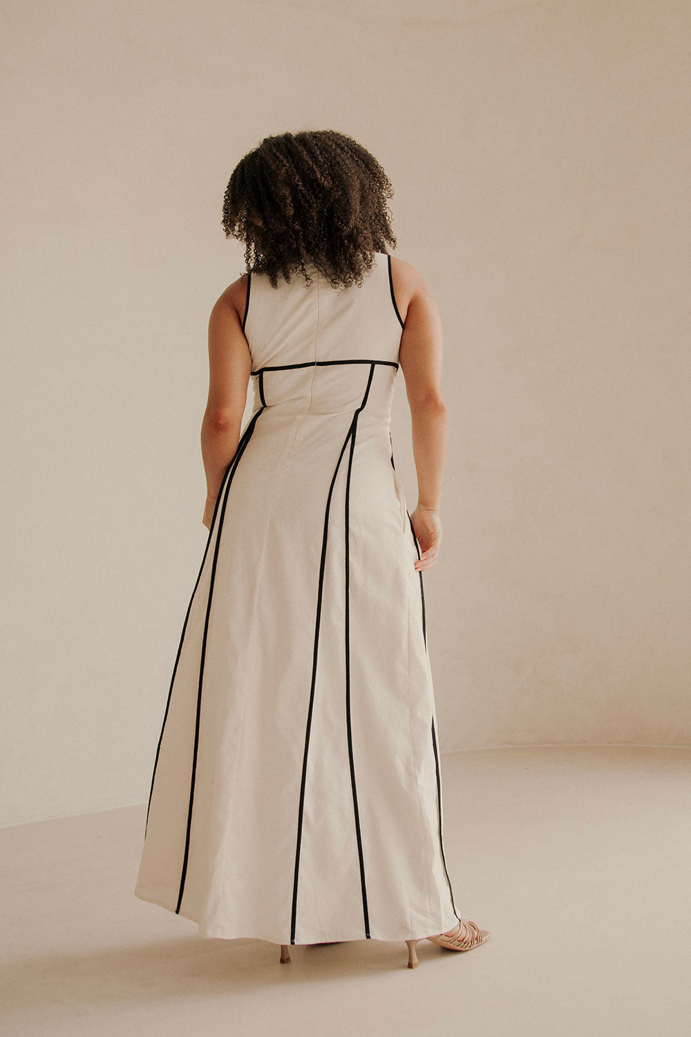 Elegant Cream Maylin Dress for Long Lunches and Special Events