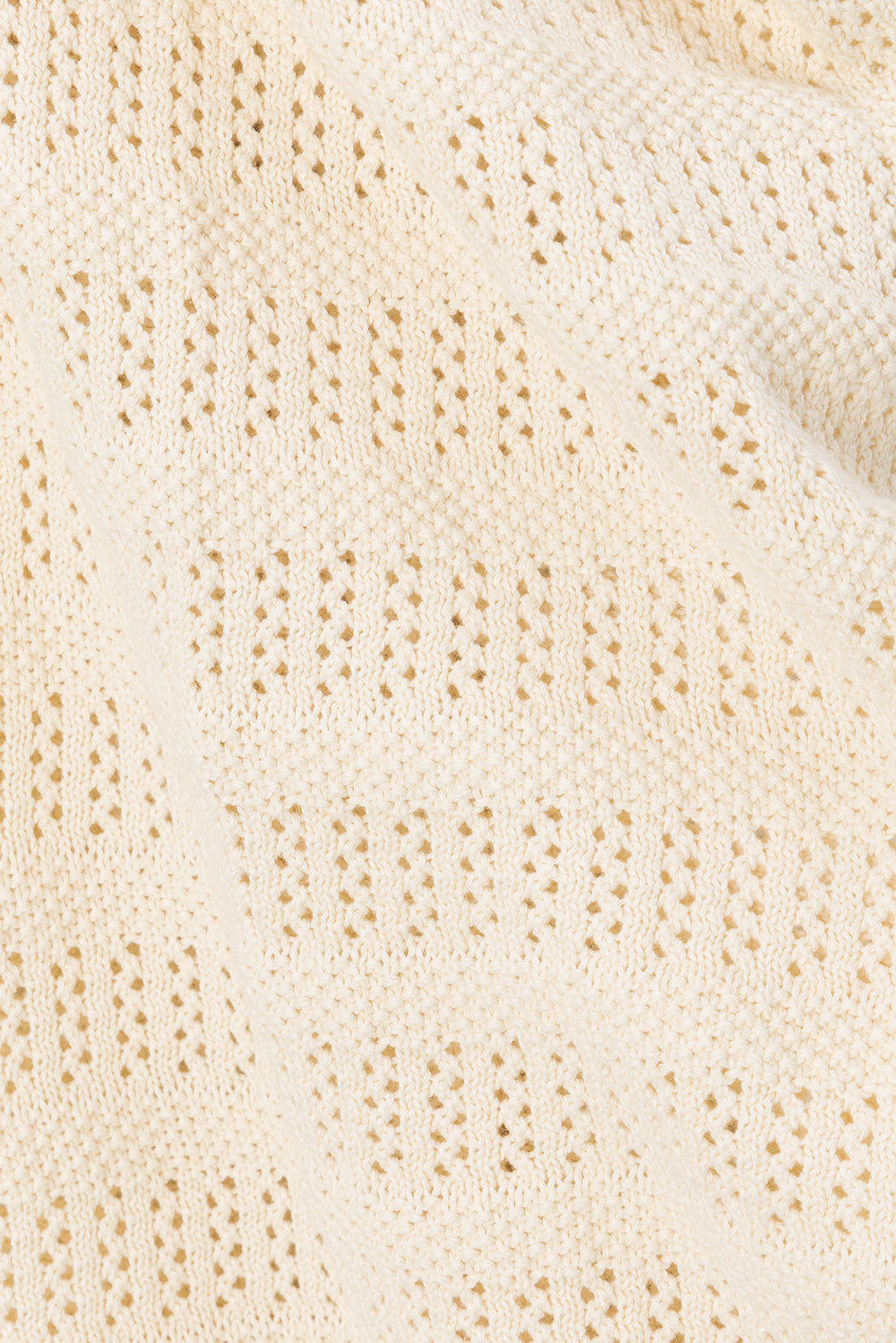 High - Quality Beige Crochet Knit Zhuri Pants for Day - to - Night Vacation