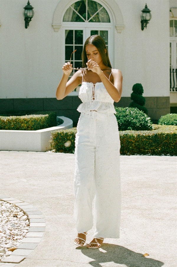 Sample Kahlo Frilled Camisole Top
