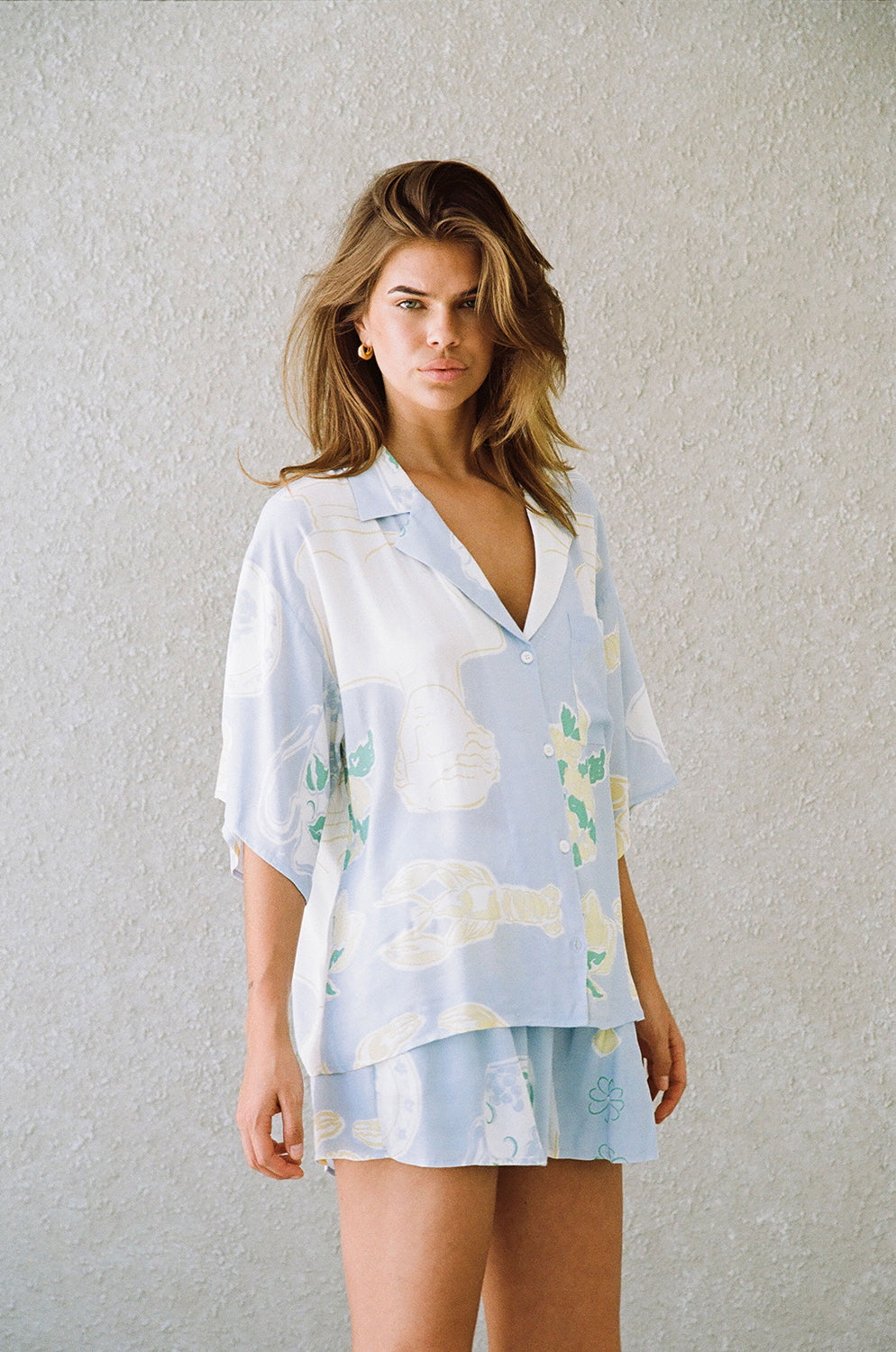 Unique Thessy Shorts in Stunning Ciao Blue - Sample Edition