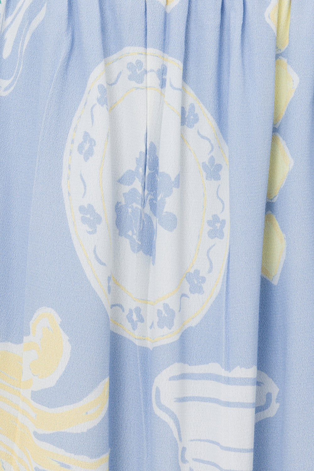 Exclusive Ciao Blue Ellsley Lightweight Viscose Crepe Dress