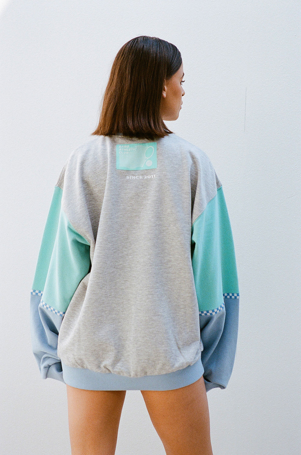 Stylish Elm Cotton Sweater with Unique Detailing
