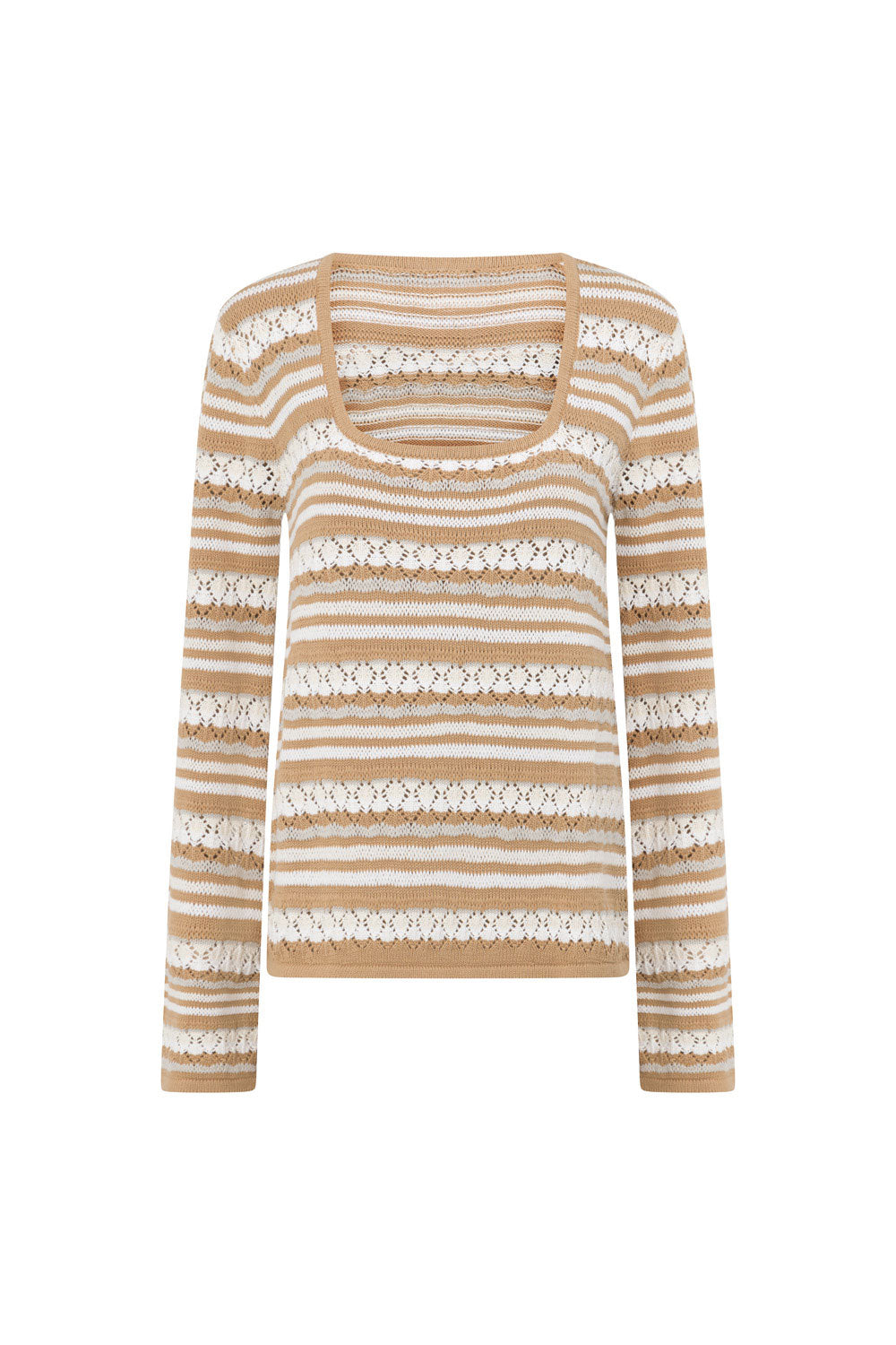 Chocolate Colored Alaiya Women's Knit Top for Trans - Seasonal Wear