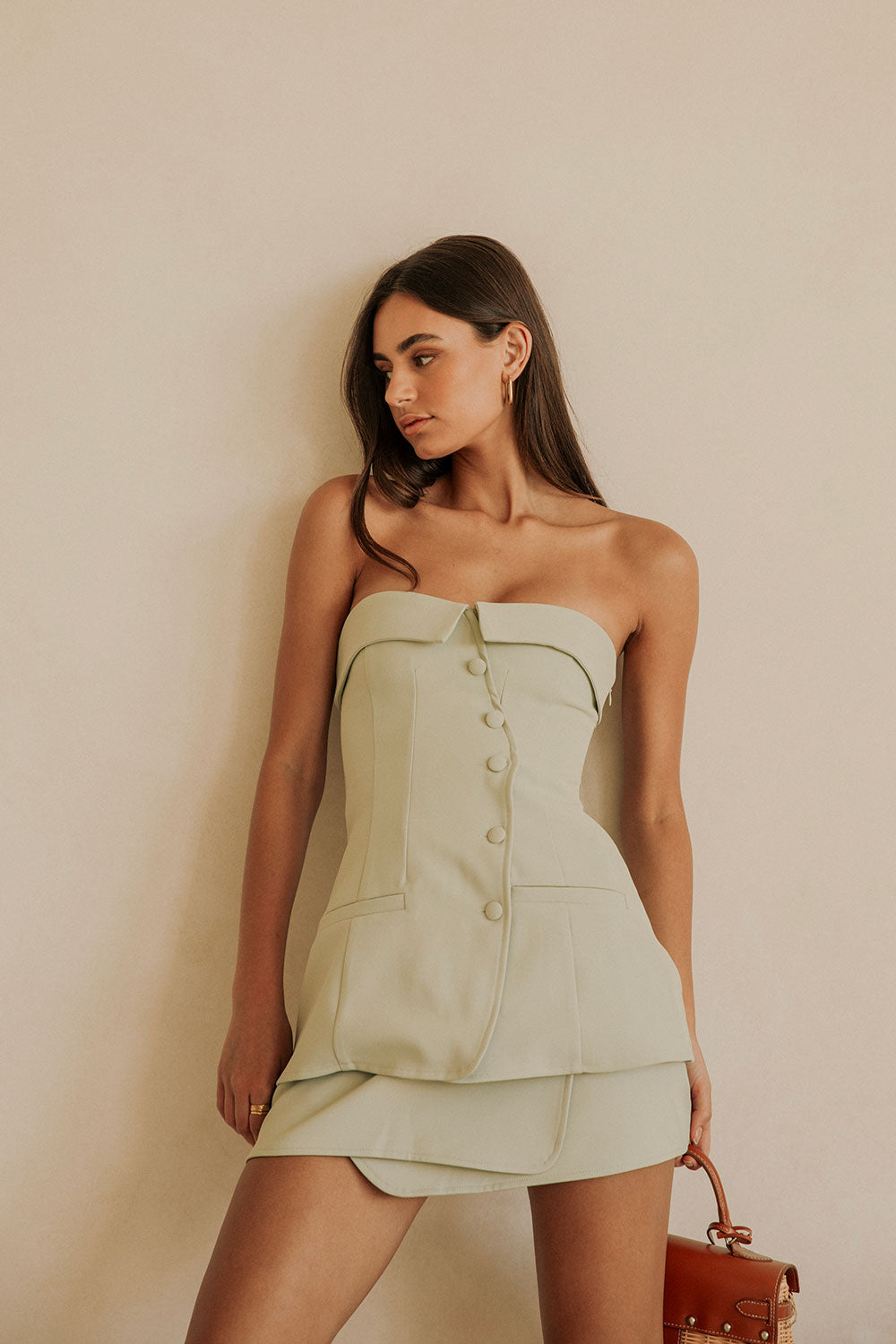 Mint-colored Lavara Women's Fashion Top
