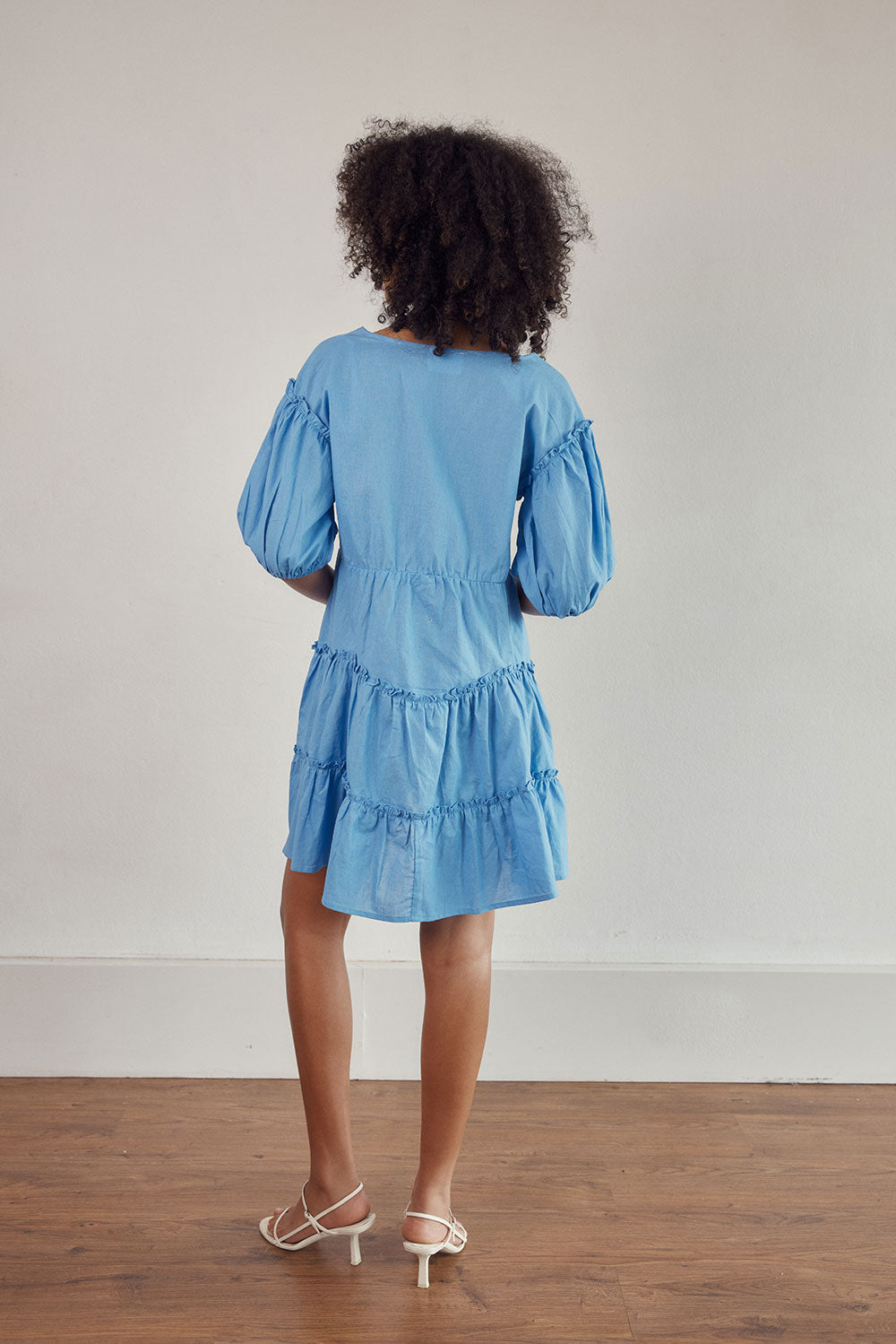 Sky Blue Tarelle Summer Casual Dress for Women