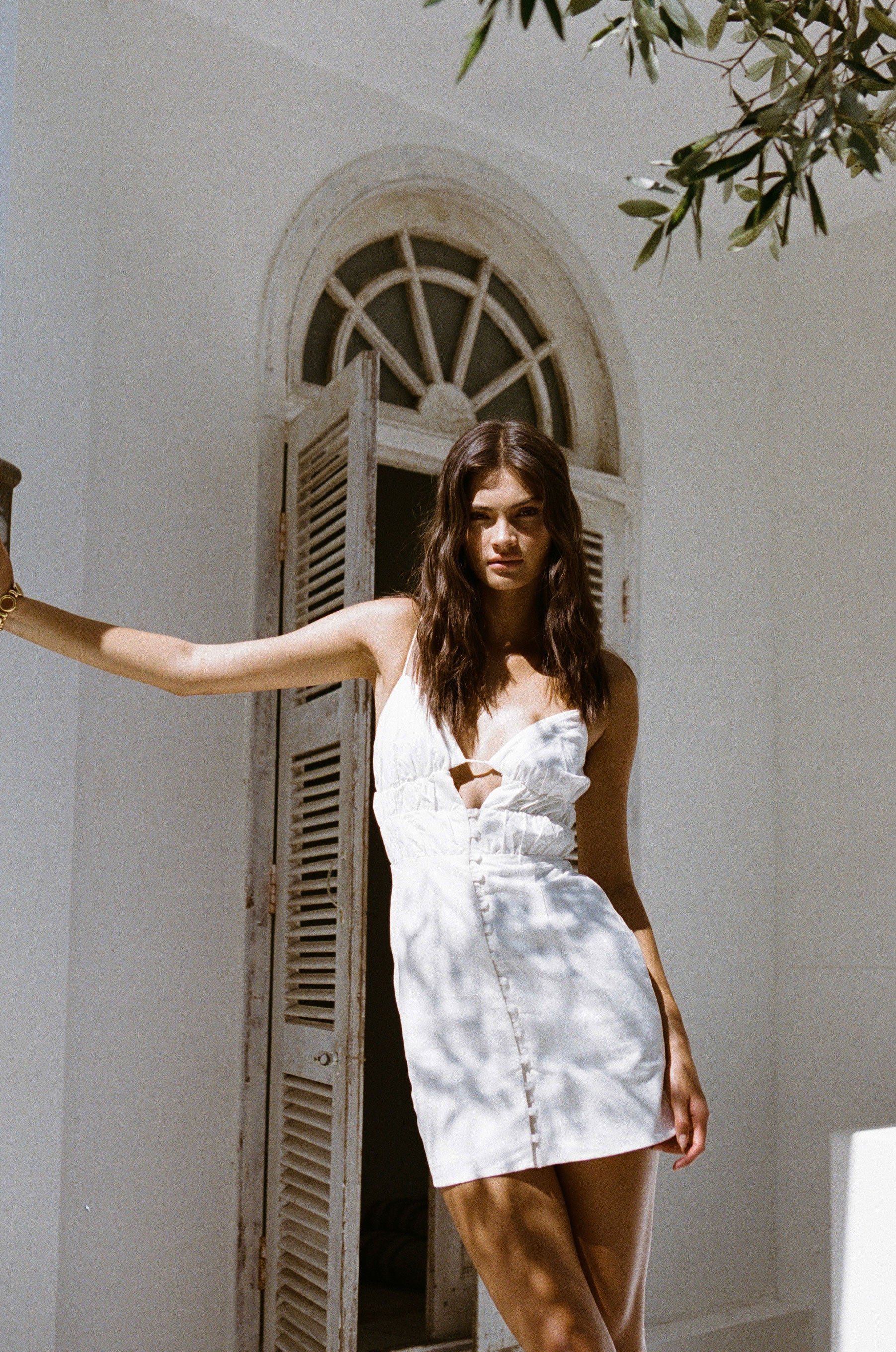 Unique Sample Hali Dress with Faint Orange Marks