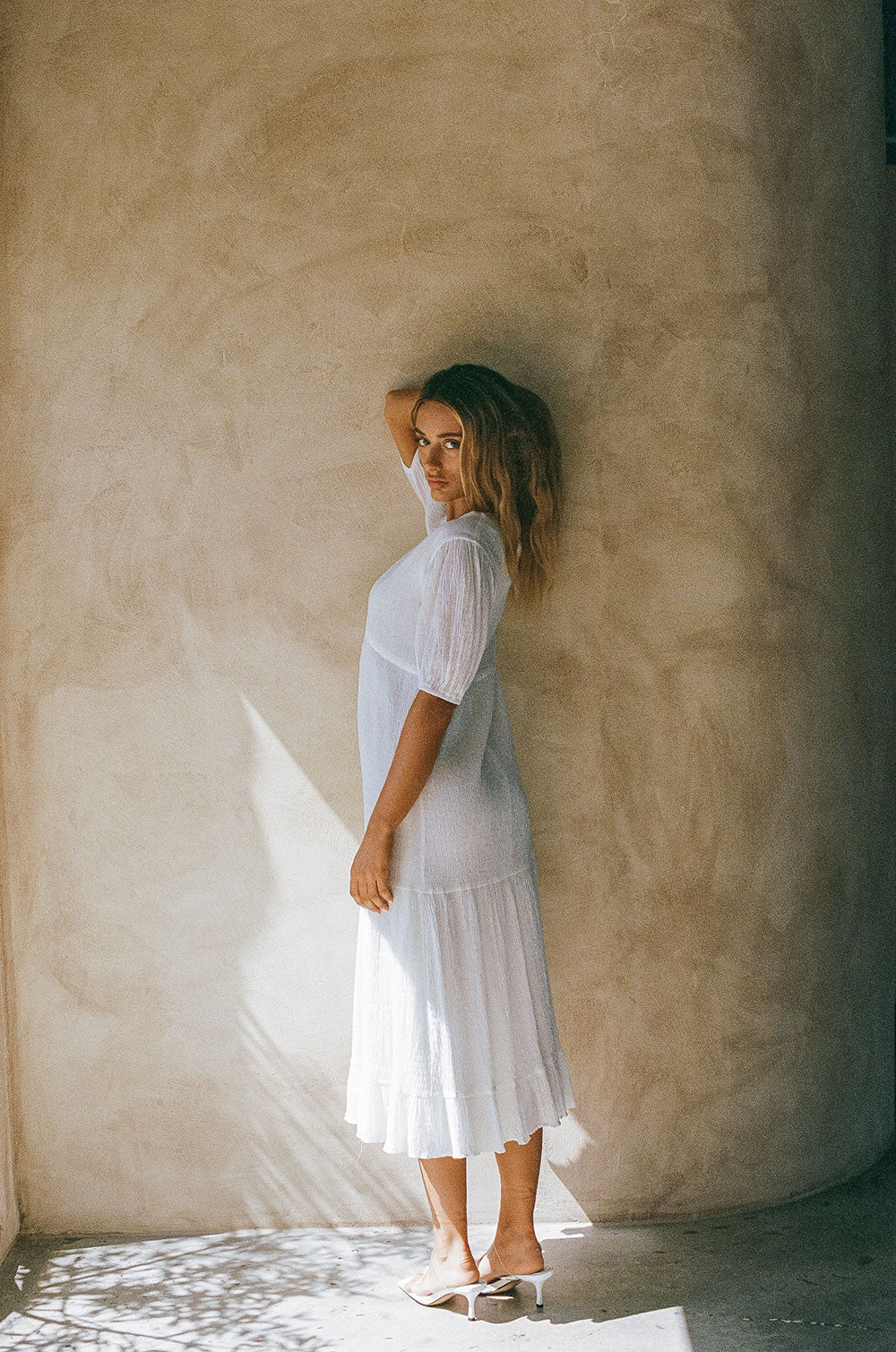 Exclusive White Vittoria Maxi Dress - Sample with a Unique Touch