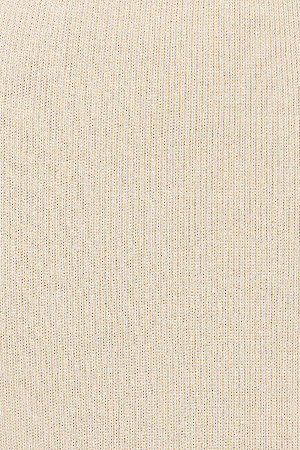 Cream Ribbed Knit Leander Skirt by Sabo
