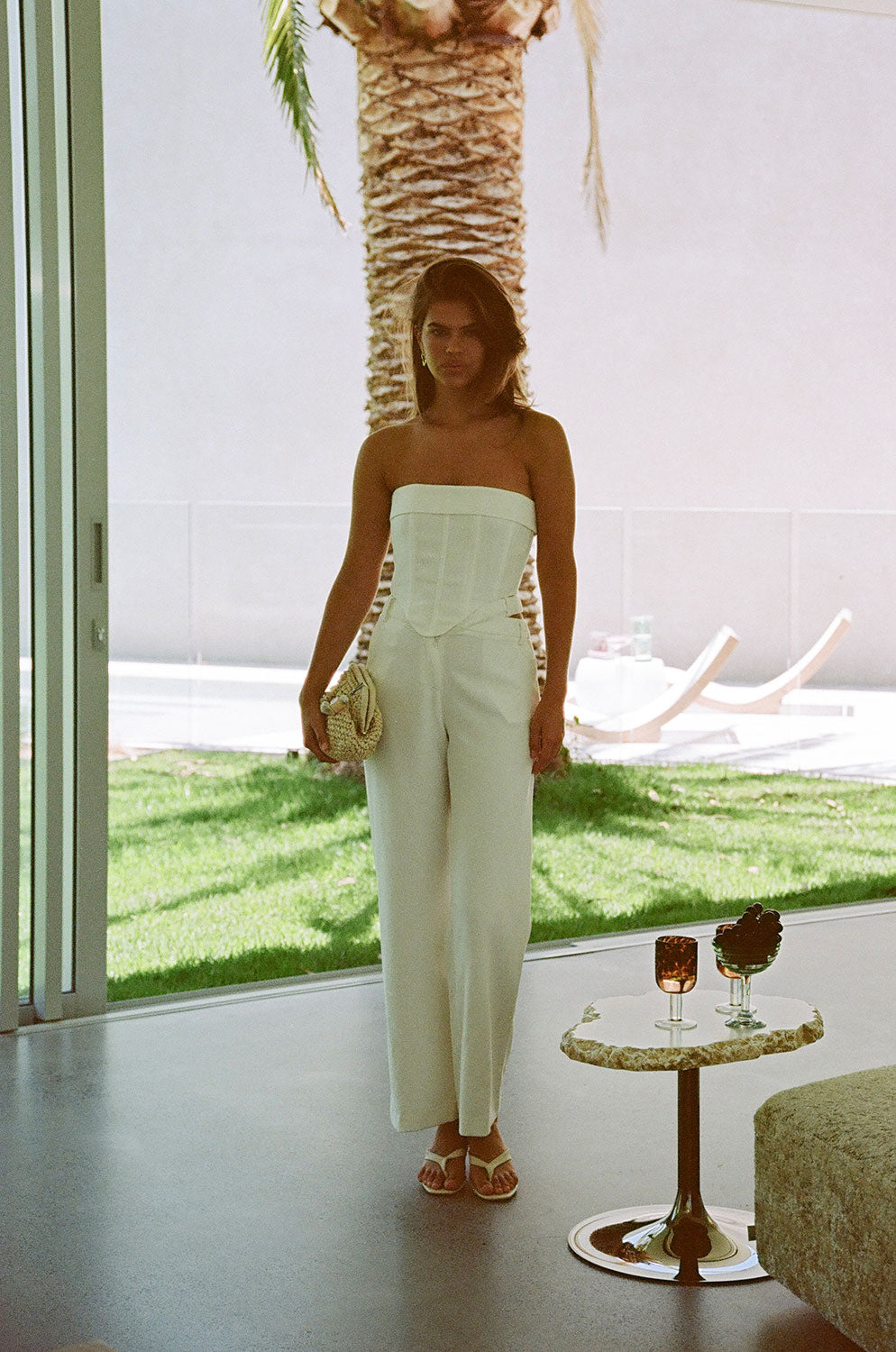 Unique White Isabela Sample Pants for Fashion Lovers