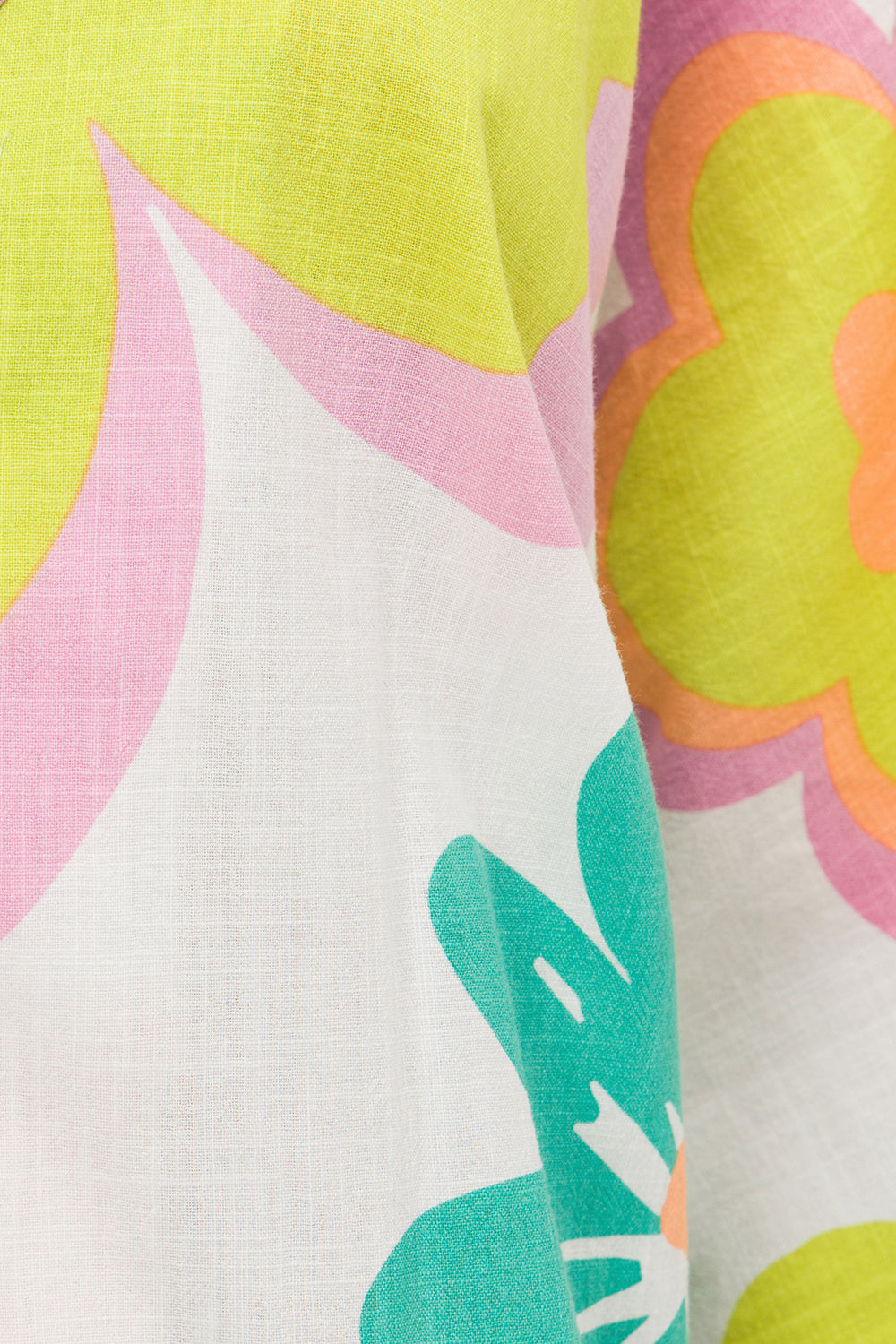 Exclusive Bubblegum Floral Relaxed Seona Cotton Top