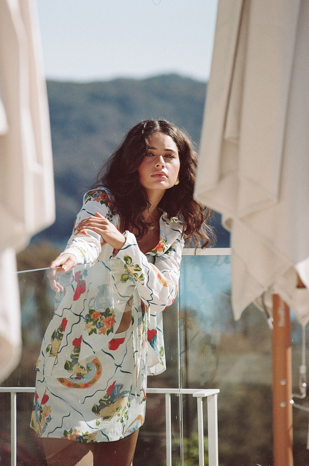 Exclusive Trattoria Print Alessia Women's Fashion Top