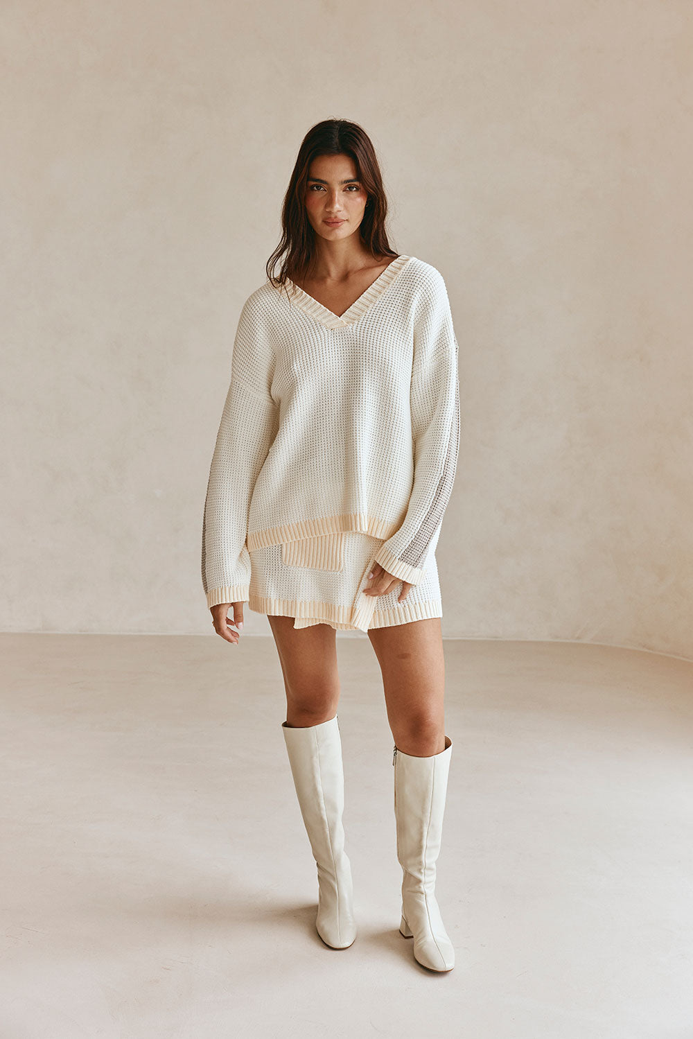 Cozy Cotton Blend Adelaide Sweater for Versatile Wear