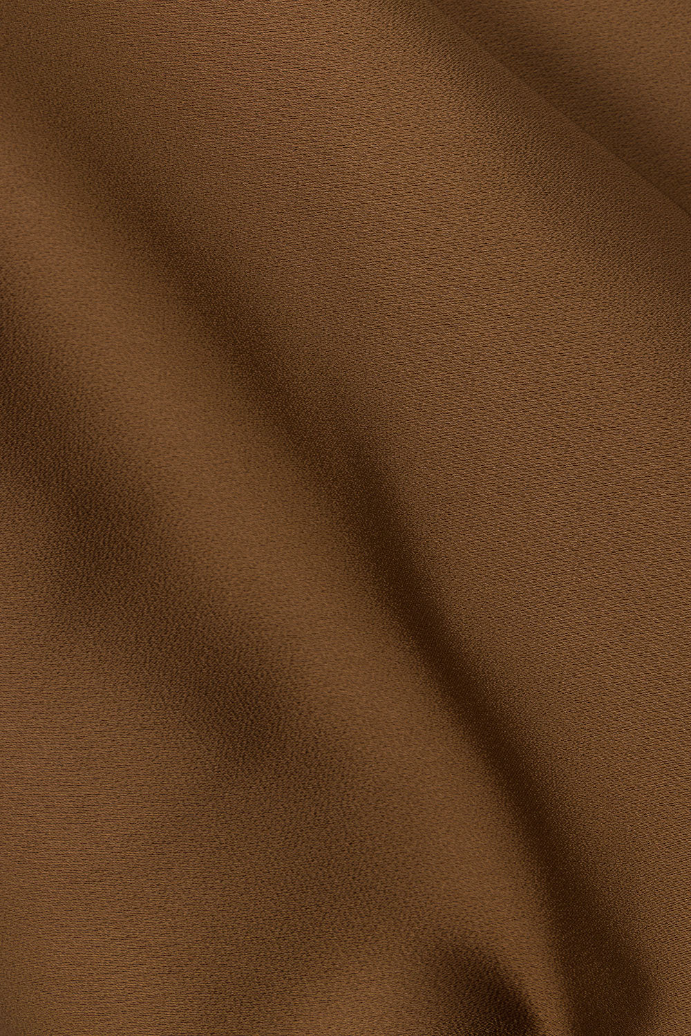 Chocolate Brown Matte Silky Del Ray Mini Dress with Asymmetric Wrap