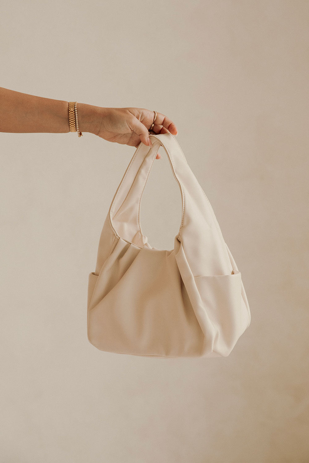 Stylish Beige Eden Avenue Daily Use Tote Bag