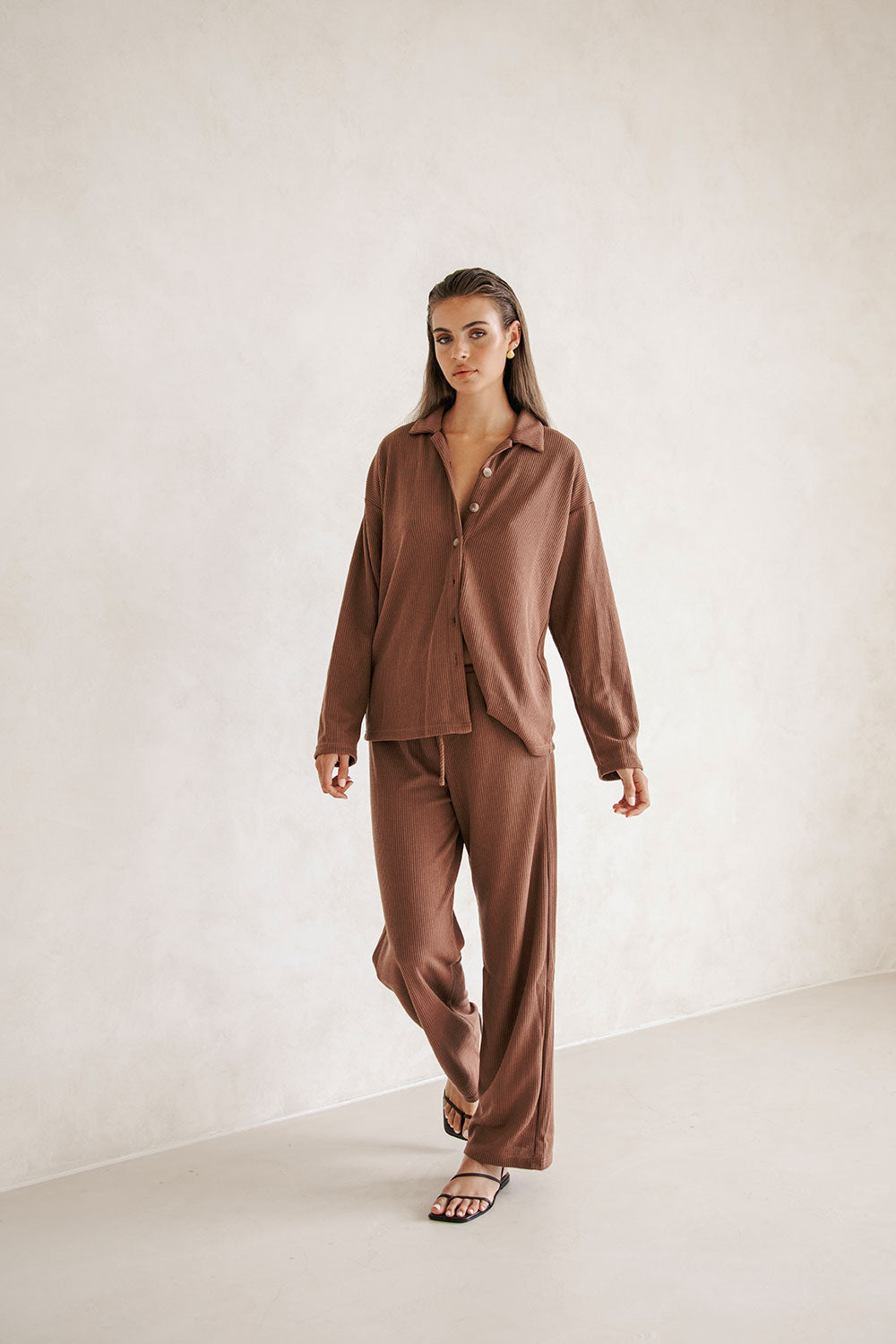 Chocolate-colored Lenni Top - A Unique Sample Piece