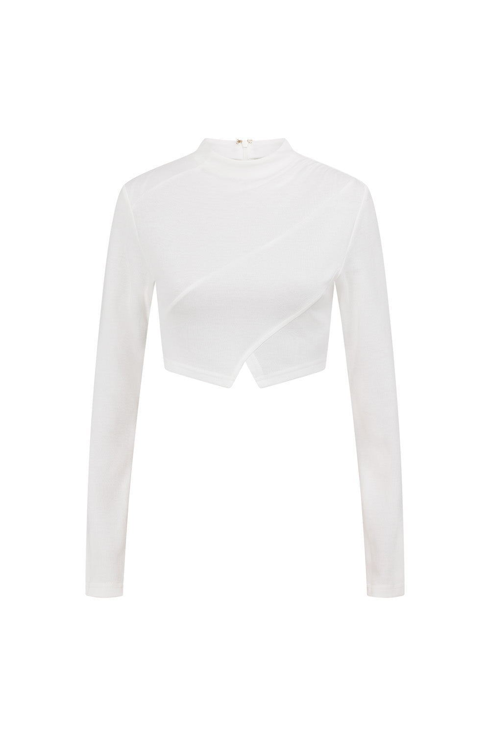 Sabo's Exclusively Designed White Cotton Blend Azores Top - A Chic Basic for Denim