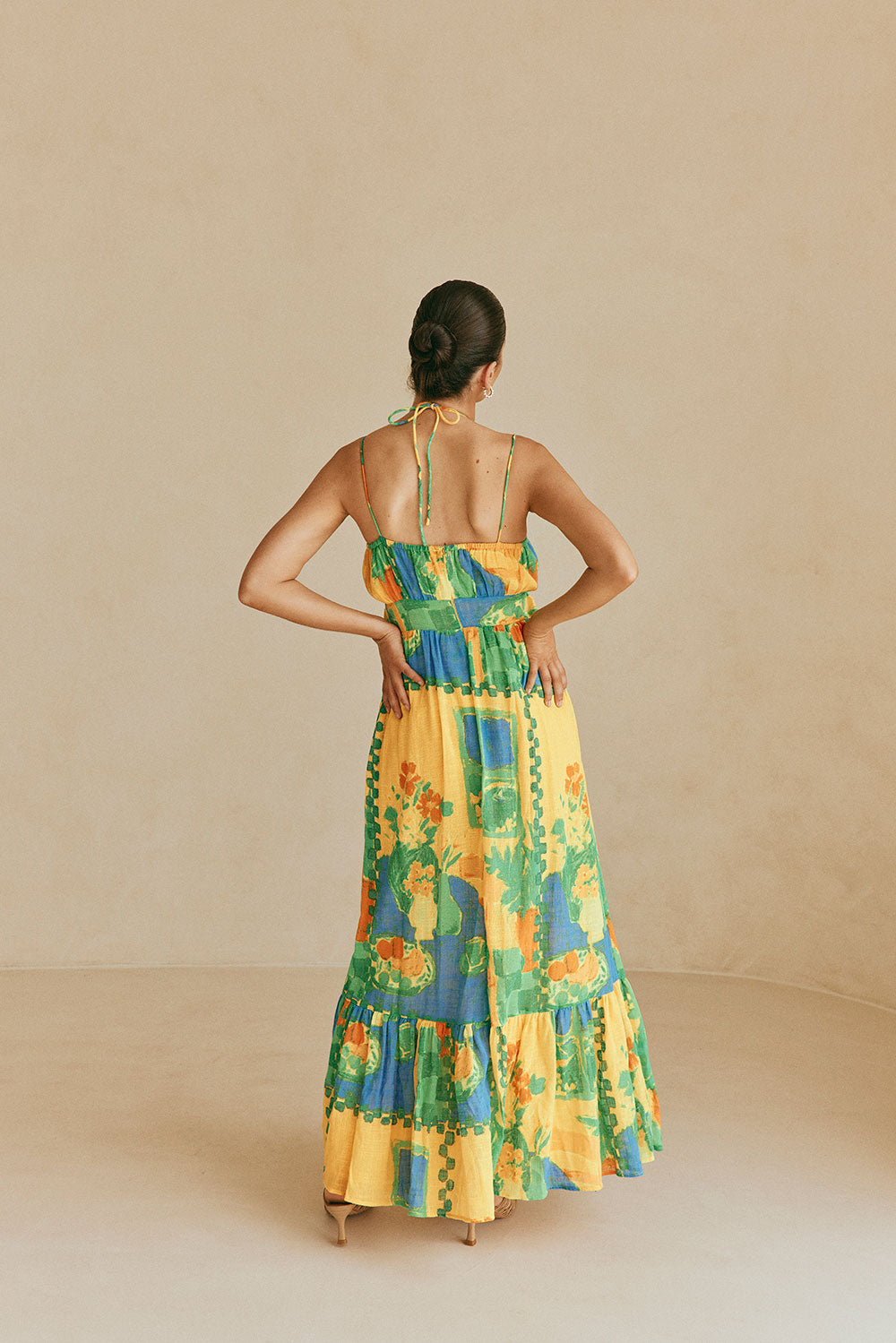 Exclusive Morning Yellow Leigh Dress with Stylish Details