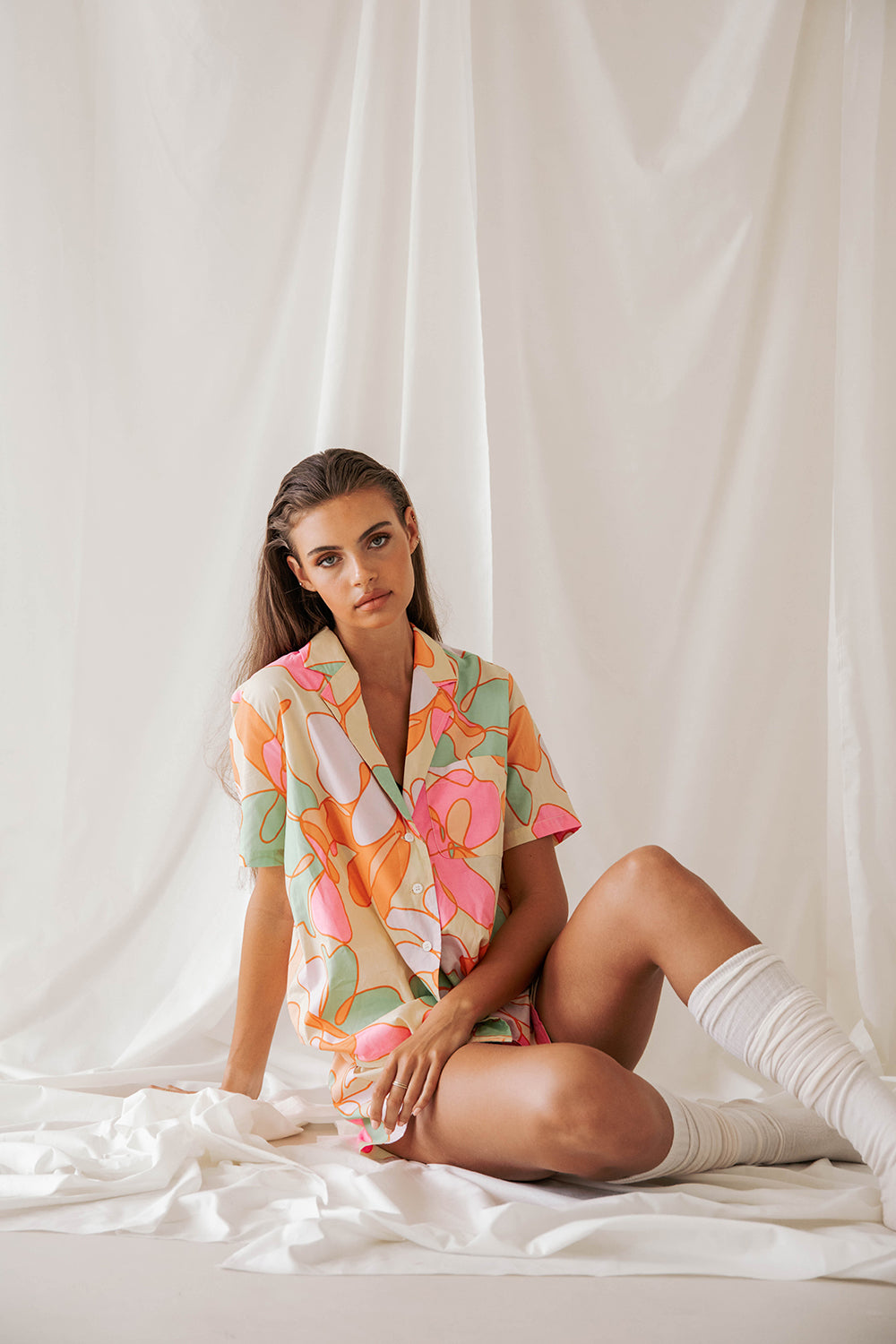 Unique Grey - Marked Akari Pajama Set for Personal Wear