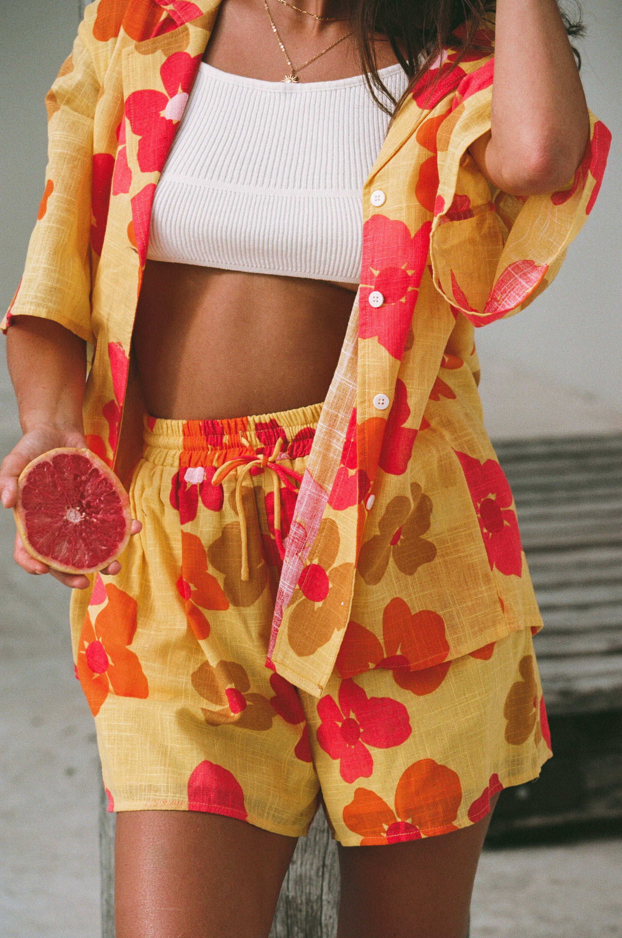 Exclusive Thessy XS Top - Stunning Romance Floral Design