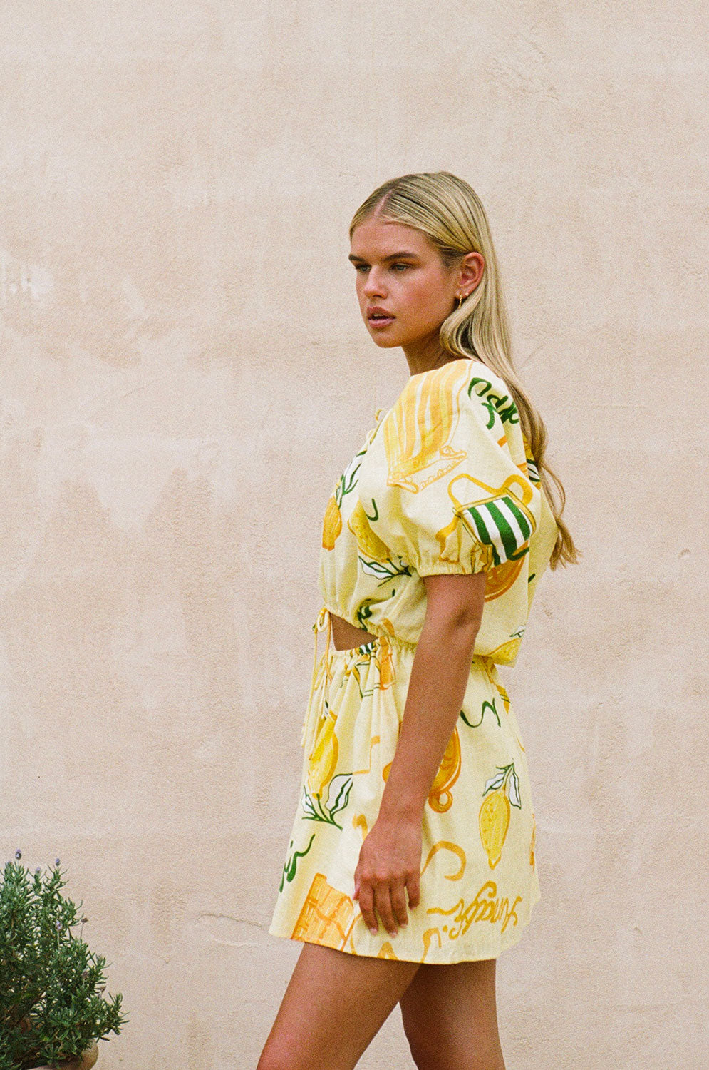 Unique Amalfi Citrus Milo Dress - One - of - a - Kind Sample