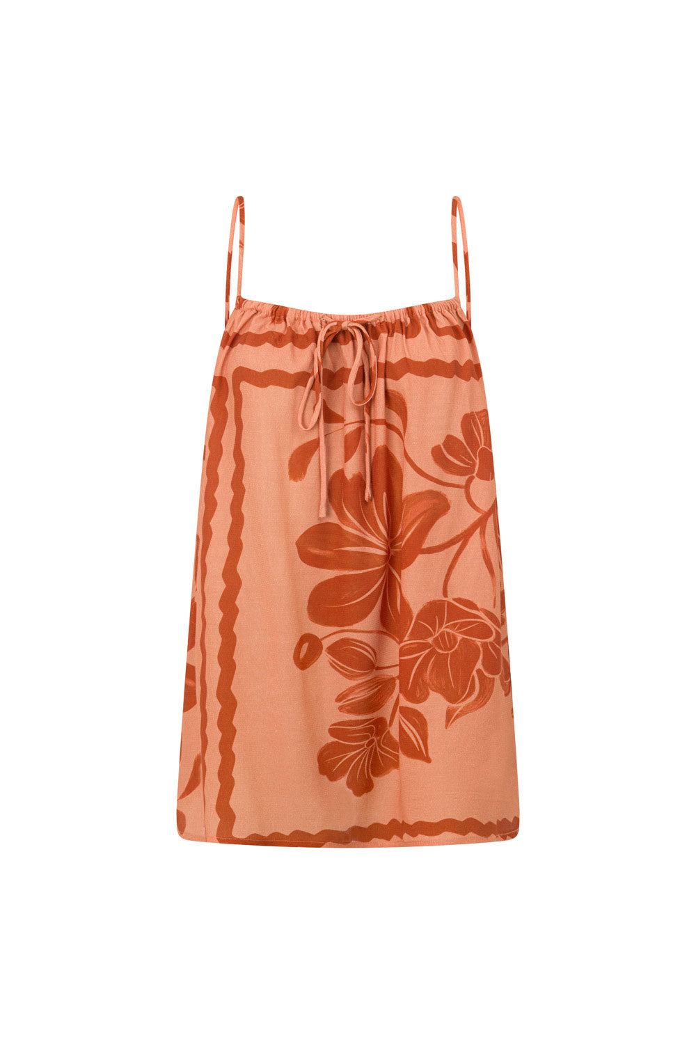 Stylish Women's Alani Top with Exclusive Fiore Postcards Print