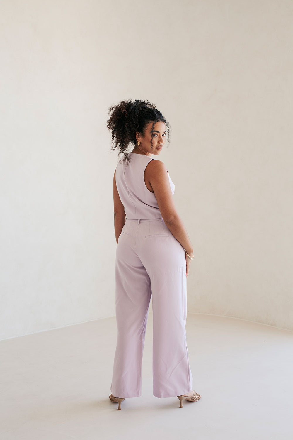 Lavender Peri Women's Suiting Pants - Ideal for Fashion - Conscious Ladies