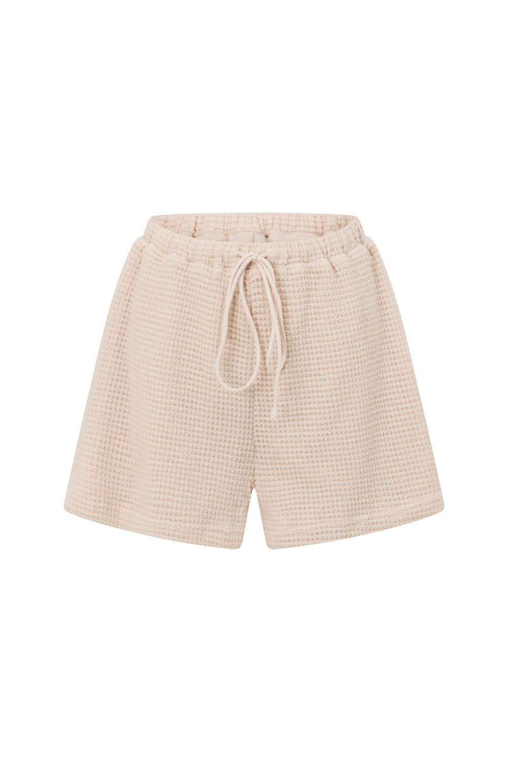 Comfortable Emel Waffle Style High-Waisted Women's Shorts