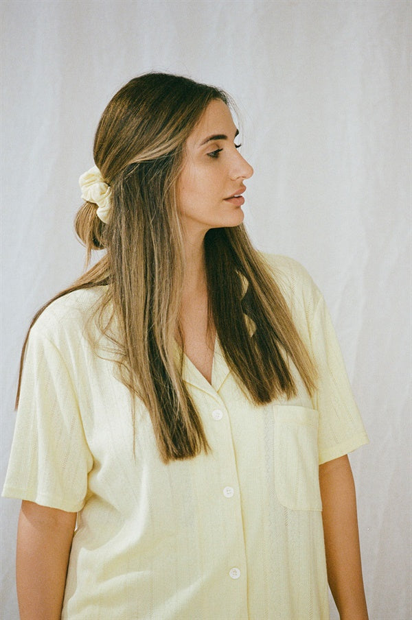 Siesta Lemon Pajama Top - Super Soft and Comfy Sleepwear