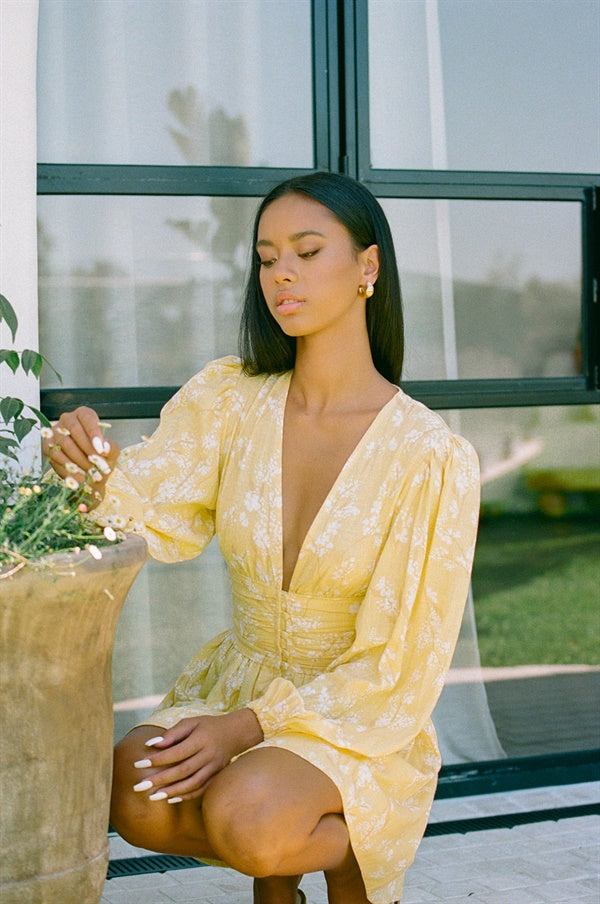 Exquisite Sabo-Designed Lulu Floral Dress for Special Events