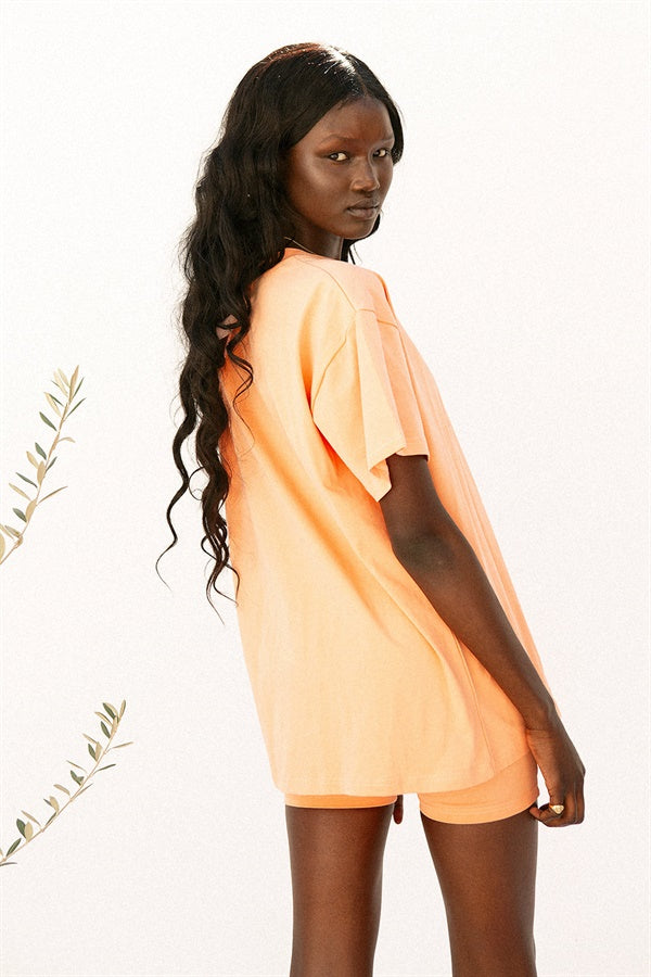 Unique Apricot-colored Women's Bike Shorts with Special Sample Feature