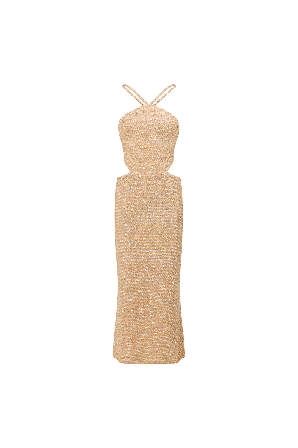 Tan Backless Amada Dress - One - of - a - Kind Sample