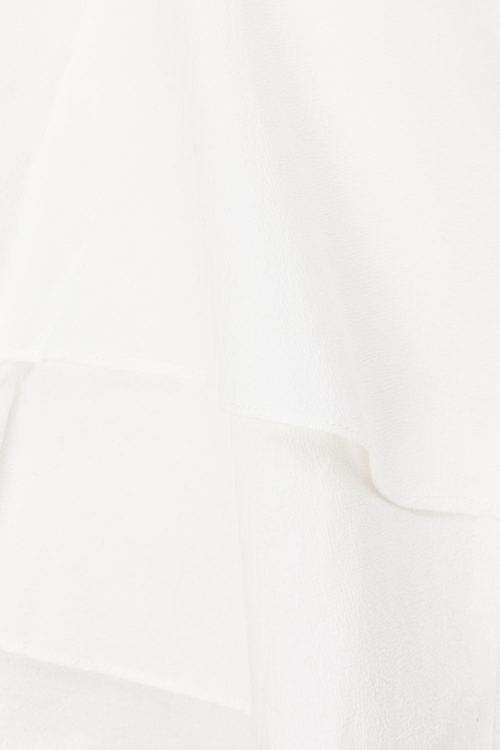 White Natural Cotton Rocio Strapless Babydoll Mini Dress